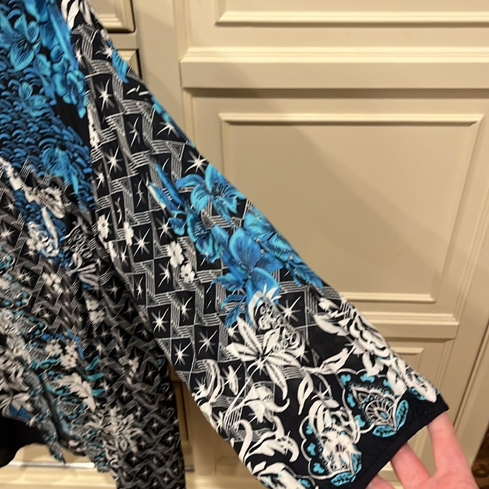 Johnny Was Button Down Tunic Size Large - image 3